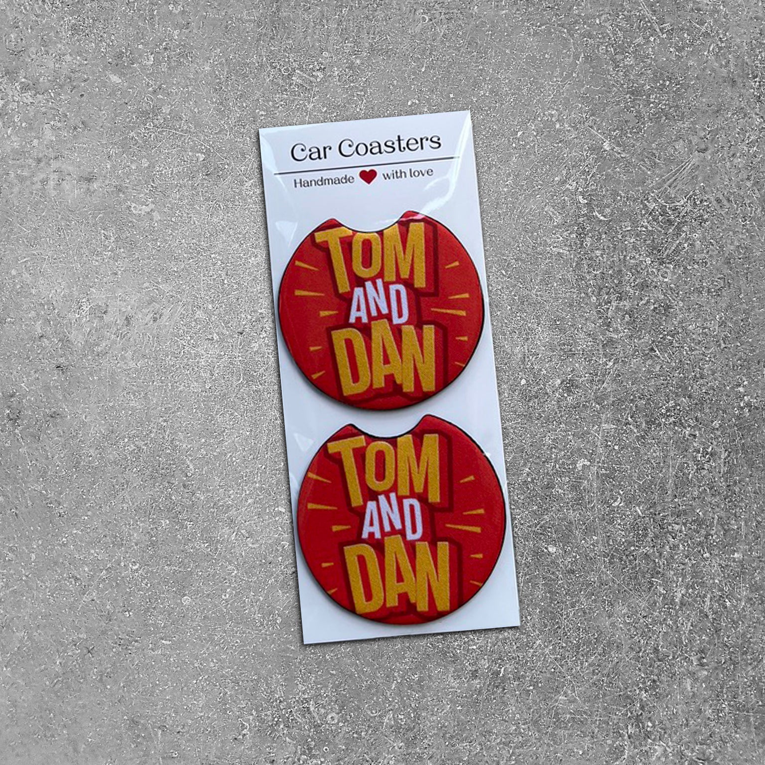 T&D Car Coasters